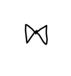 幼児文字 絵文字 顔文字 記号（個別スタンプ：7）