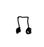幼児文字 絵文字 顔文字 記号（個別スタンプ：8）