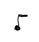 幼児文字 絵文字 顔文字 記号（個別スタンプ：9）