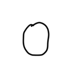 幼児文字 絵文字 顔文字 記号（個別スタンプ：11）