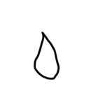 幼児文字 絵文字 顔文字 記号（個別スタンプ：16）