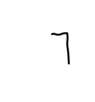 幼児文字 絵文字 顔文字 記号（個別スタンプ：20）