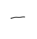 幼児文字 絵文字 顔文字 記号（個別スタンプ：28）