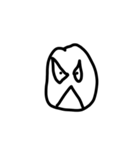 幼児文字 絵文字 顔文字 記号（個別スタンプ：32）
