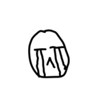 幼児文字 絵文字 顔文字 記号（個別スタンプ：33）