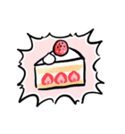 強めの連打用手描きフキダシ（個別スタンプ：32）