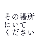 待ち合わせ用＊シンプル丁寧で使いやすい（個別スタンプ：30）