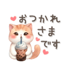 猫がいっぱい♡日常あいさつ（個別スタンプ：6）