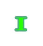 ダメージの文字演出スタンプ（個別スタンプ：21）