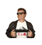 偽物日本語Tシャツと気づかないジョン（個別スタンプ：9）