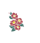 花背景（個別スタンプ：2）