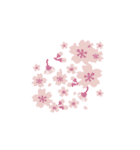 花背景（個別スタンプ：4）