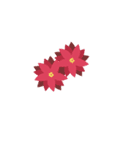 花背景（個別スタンプ：16）