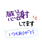 お花好きな人に 毎日使える丁寧な挨拶（個別スタンプ：22）