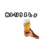 飲みに誘い、誘われた時用に（敬語）（個別スタンプ：7）