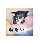 色んなイラストのかわいい猫ちゃんたち（個別スタンプ：32）