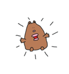 くちびるベアー（個別スタンプ：4）