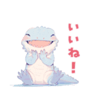 空想のかわいいとかげたち（個別スタンプ：7）