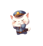 警察猫ちゃん（個別スタンプ：3）