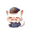 警察猫ちゃん（個別スタンプ：14）