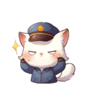 警察猫ちゃん（個別スタンプ：15）