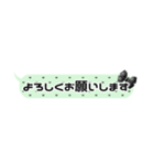 ♡⃛量産型女子の日常♡⃛(緑)（個別スタンプ：33）