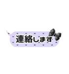 ♡⃛量産型女子の日常♡⃛(紫)（個別スタンプ：30）