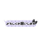 ♡⃛量産型女子の日常♡⃛(紫)（個別スタンプ：33）