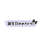 ♡⃛量産型女子の日常♡⃛(紫)（個別スタンプ：40）