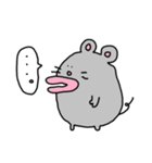 くちびるねずみ（個別スタンプ：4）