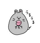 くちびるねずみ（個別スタンプ：6）