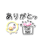 ぷっくりカラフル♡落書き風スタンプ（個別スタンプ：22）