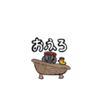 不細工な顔をした兎 色付きバージョン（個別スタンプ：6）