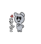お化け熊さん色付きバージョン（個別スタンプ：1）