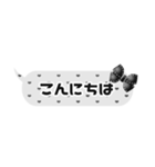 ♡⃛量産型女子の日常♡⃛(黒)（個別スタンプ：16）