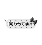 ♡⃛量産型女子の日常♡⃛(黒)（個別スタンプ：31）