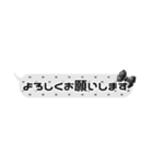 ♡⃛量産型女子の日常♡⃛(黒)（個別スタンプ：33）