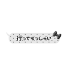 ♡⃛量産型女子の日常♡⃛(黒)（個別スタンプ：35）