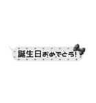 ♡⃛量産型女子の日常♡⃛(黒)（個別スタンプ：40）