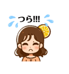 レモンガール（個別スタンプ：8）