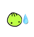 かわいい そらまめくん cute broad bean（個別スタンプ：12）