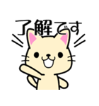 ねこさんの敬語スタンプ【お仕事・日常】（個別スタンプ：13）