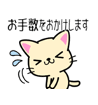 ねこさんの敬語スタンプ【お仕事・日常】（個別スタンプ：20）