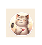 愛らしい猫たちの物語AI生成（個別スタンプ：8）