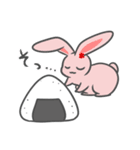 組み合わせ自由！アレンジ用うさにぎちゃん（個別スタンプ：13）