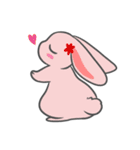 組み合わせ自由！アレンジ用うさにぎちゃん（個別スタンプ：22）