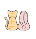 組み合わせ自由！アレンジ用うさにぎちゃん（個別スタンプ：27）