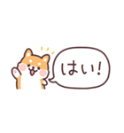 ころころ柴犬 スリムな敬語！（個別スタンプ：8）