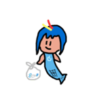 人魚なこち（個別スタンプ：6）