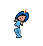 人魚なこち（個別スタンプ：9）